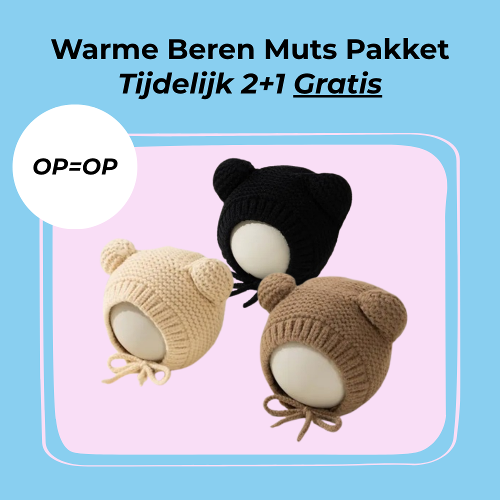 Warme Beren Muts - By Bebly